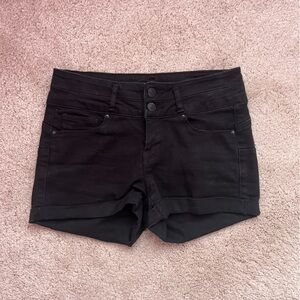 Forever 21 Black Jean Shorts